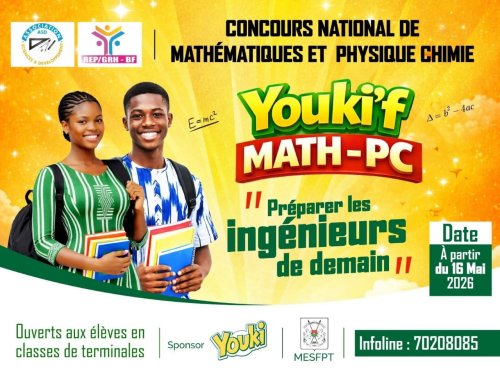 Burkina : Lancement de « Youki'F Maths-PC », un concours national pour promouvoir l'excellence scientifique 6 whatsapp image 2026 05 13 at 10.57 08 4a5b7