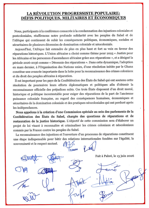 Pabré : Les mouvements citoyens du Sahel réclament une commission des réparations 2 2 153 fd444