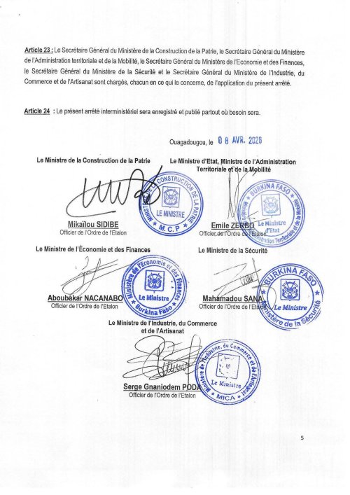 Burkina/Immobilier : Désormais, tout démarcheur doit disposer d'une carte délivrée par le ministre en charge de l'habitat 5 fb img 1775949646824 f6323