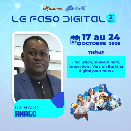 Les 100 Visages du Burkina Digital&nbsp;: Richard ANAGO, trente ans au service de la diplomatie des télécommunications