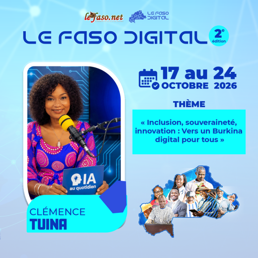 Les 100 Visages du Burkina Digital&nbsp;: Clémence Tuina, quand le journalisme apprend à travailler avec l’intelligence artificielle