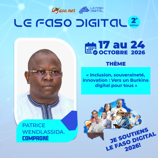 Les 100 Visages du Burkina Digital&nbsp;: Wendlassida Patrice Compaoré, réguler aujourd’hui pour construire le numérique de demain