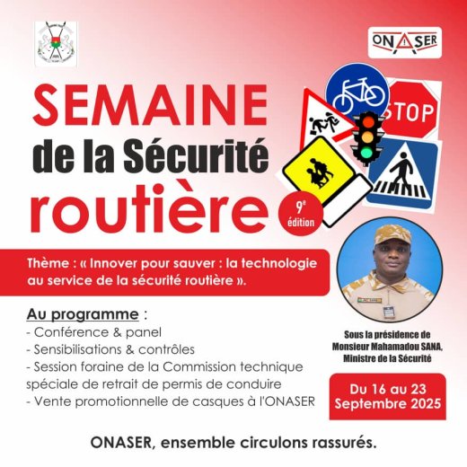 9e édition de la Semaine de la sécurité routère 