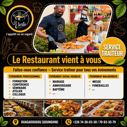 La Vertu&nbsp;: un service traiteur sur mesure pour tous vos événements
