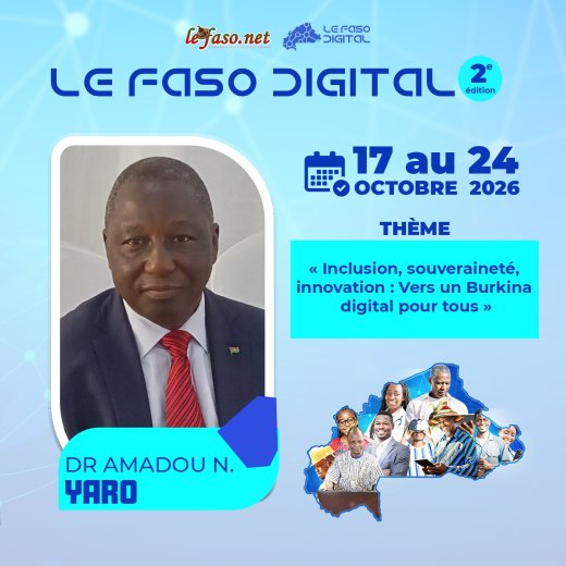 Les 100 visages du Burkina digital&nbsp;: Dr Amadou Nébila Yaro, le juriste qui a donné un cadre au développement de l’économie numérique