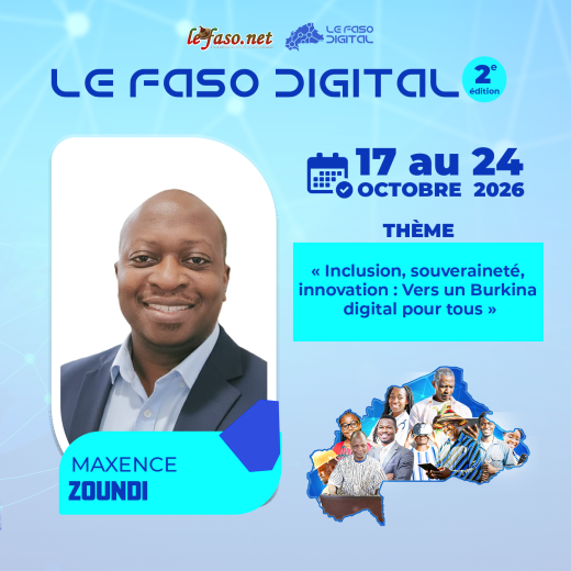 Les 100 Visages du Burkina Digital&nbsp;: Maxence Zoundi, du Canada au Burkina, le numérique comme passerelle 