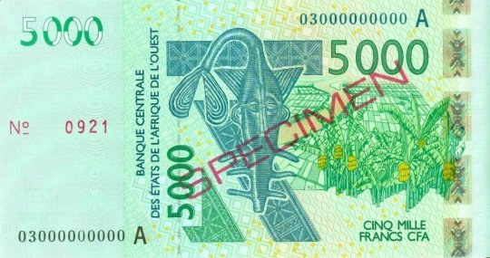 Billet de 5 000 FCFA&nbsp;: La BCEAO rappelle la méthode pour reconnaître l’authentique