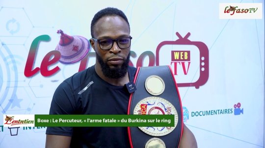 Boxe&nbsp;: Le Percuteur, «&nbsp;l’arme fatale&nbsp;» du Burkina sur le ring