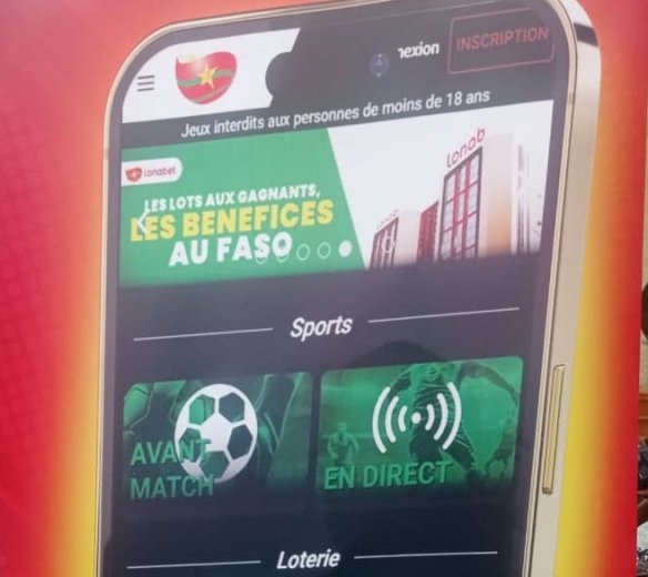 Burkina&nbsp;: Lonabet, la plateforme de Pari sportif de la LONAB officiellement lancée