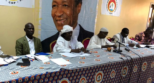 Burkina/CDP : « Il est temps d’inviter le président du parti à la raison », lance un groupe de la direction politique nationale