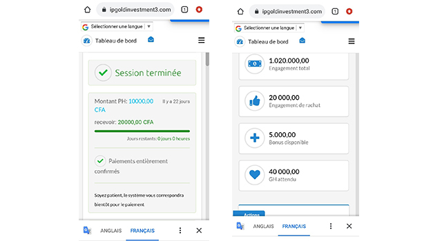 Dipgoldinvestment&nbsp;: La plateforme qui a englouti l’argent  d’investisseurs  burkinabè