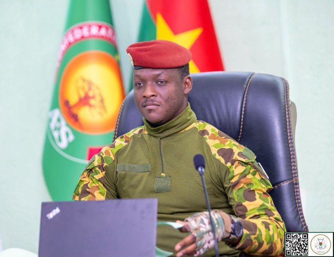 An 2 de la Confédération de l’AES&nbsp;: Le président Ibrahim Traoré salue les acquis et appelle à l’unité