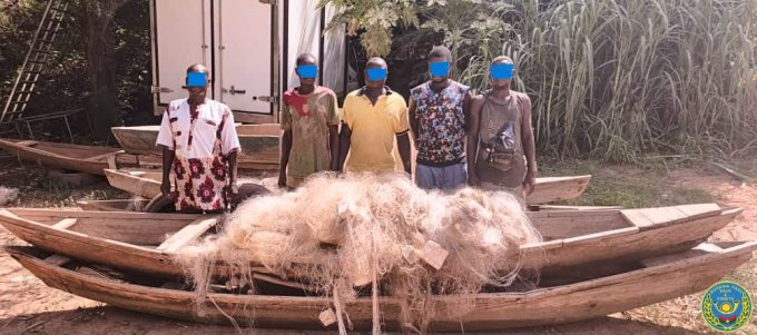 Burkina/Pêche illicite&nbsp;: cinq personnes interpellées lors d’une opération de contrôle au barrage de Loumbila