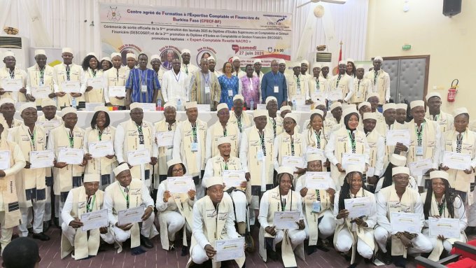 Burkina Faso&nbsp;: 95 nouveaux diplômés en comptabilité et gestion financière prêts à intégrer le marché de l’emploi