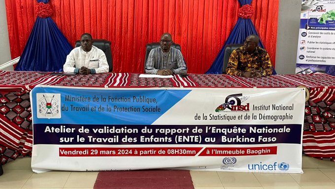 Burkina/Travail des enfants : 31,9% des enfants impliqués selon l’enquête nationale 2022 de l’INSD