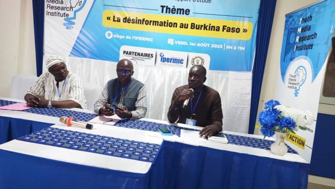 Burkina/Rapport de Thoth Media Research Institute sur la désinformation&nbsp;: Un pas important vers une compréhension scientifique du phénomène