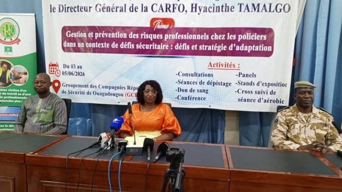Burkina&nbsp;: La police nationale renforce la prévention des risques professionnels à travers ses 72 heures de santé préventive