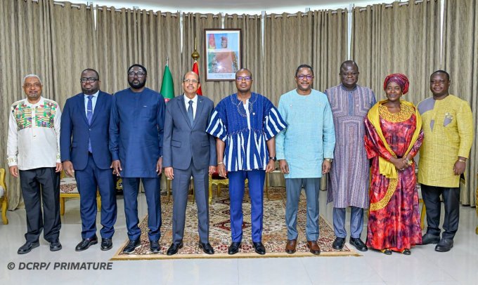 Diplomatie&nbsp;: Le président de la Commission de l’UA reçu par le Premier ministre burkinabè