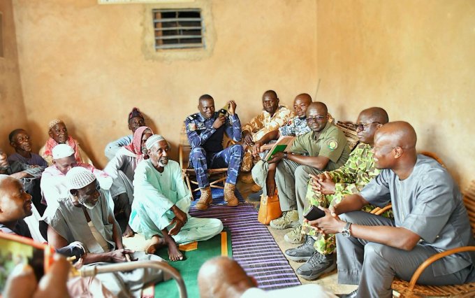 Djibo&nbsp;: Mathias Traoré rend hommage à la résilience des populations et sollicite les bénédictions des autorités coutumières