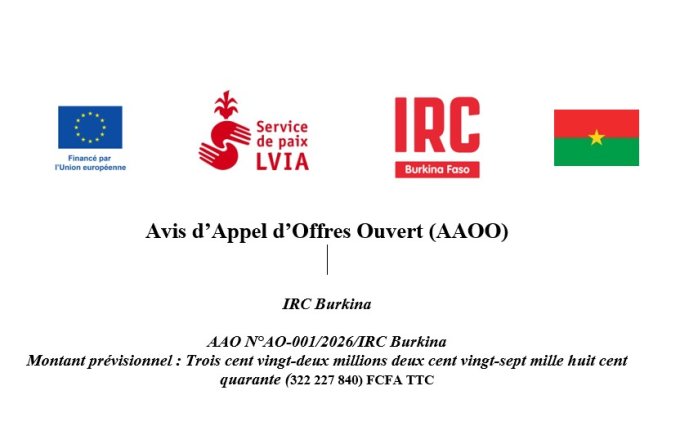 Banfora&nbsp;: IRC Burkina lance un appel d’offres pour la réalisation d’une station de traitement des boues de vidange