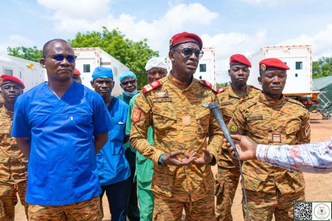 Burkina&nbsp;: L’armée déploie un hôpital mobile de campagne à Fada N’Gourma