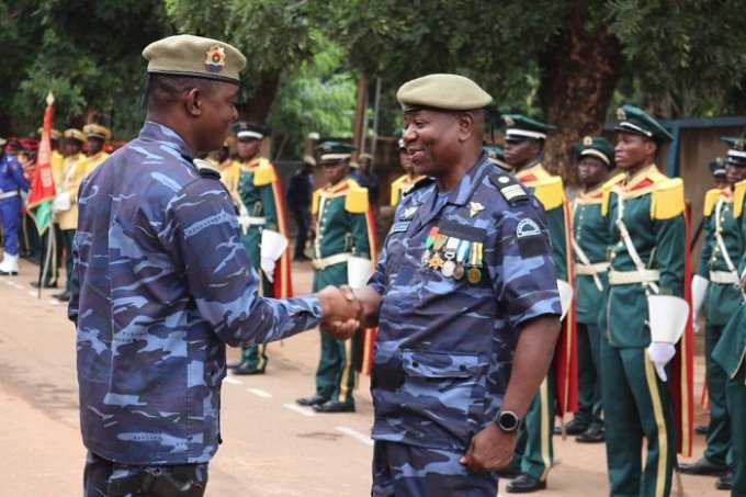Burkina : Le lieutenant-colonel Kouagri Natama prend le commandement de la gendarmerie nationale