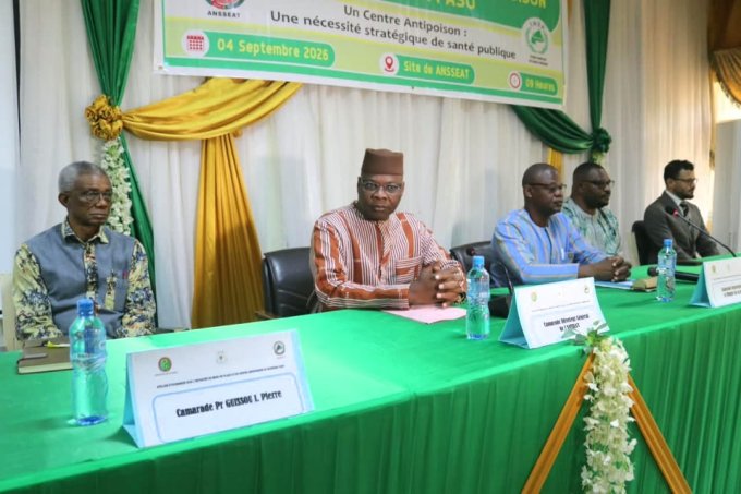 Burkina&nbsp;: L’ANSSEAT et ses partenaires dans une lancée de création d’un centre antipoison