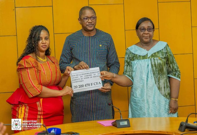 Effort de paix&nbsp;: La diaspora burkinabè en Éthiopie, Guinée et Libye mobilise plus de 31 millions FCFA