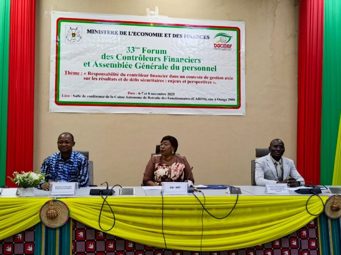 Burkina&nbsp;: Le 33ᵉ Forum des contrôleurs financiers se penche sur la responsabilité des acteurs  