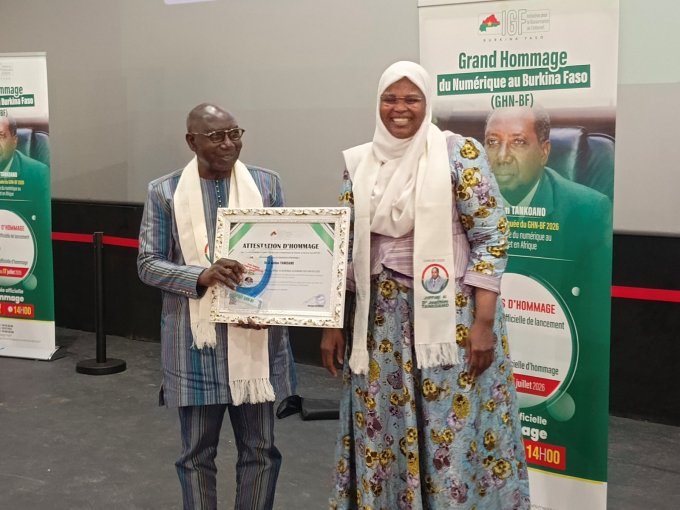 Grand hommage du numérique au Burkina Faso&nbsp;: Dr Joachim Tankoano, personnalité distinguée de l’édition 2026
