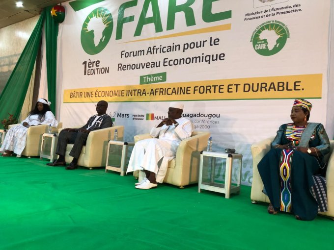 Burkina/Forum africain pour le renouveau économique : La première édition se tient les 1er et 2 mars  à Ouagadougou