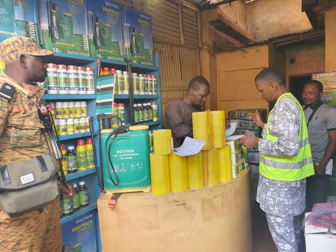 Commerce illégal de pesticides : La DPVC sévit au grand marché de Bobo-Dioulasso