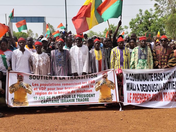 Dédougou : Des coutumiers et des traditionalistes apportent leur soutien à la Transition