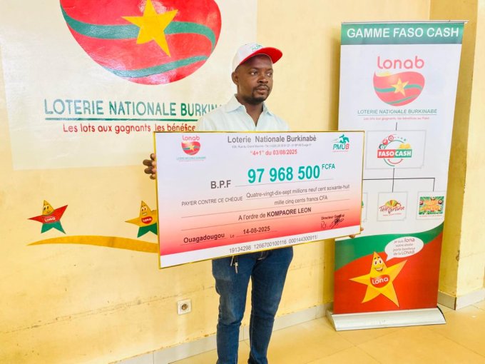 Burkina&nbsp;: Léon Kompaoré empoche près de 98 000 000 FCFA grâce au PMU’B