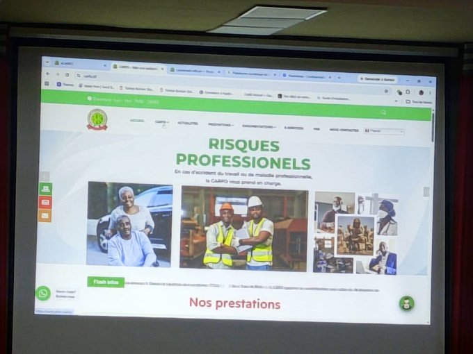 Burkina/Digitalisation des services publics&nbsp;: La CARFO lance son portail digital eCARFO pour faciliter l’accès de ses services aux assurés